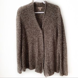 White Stag White & Brown Knot Style Sweater